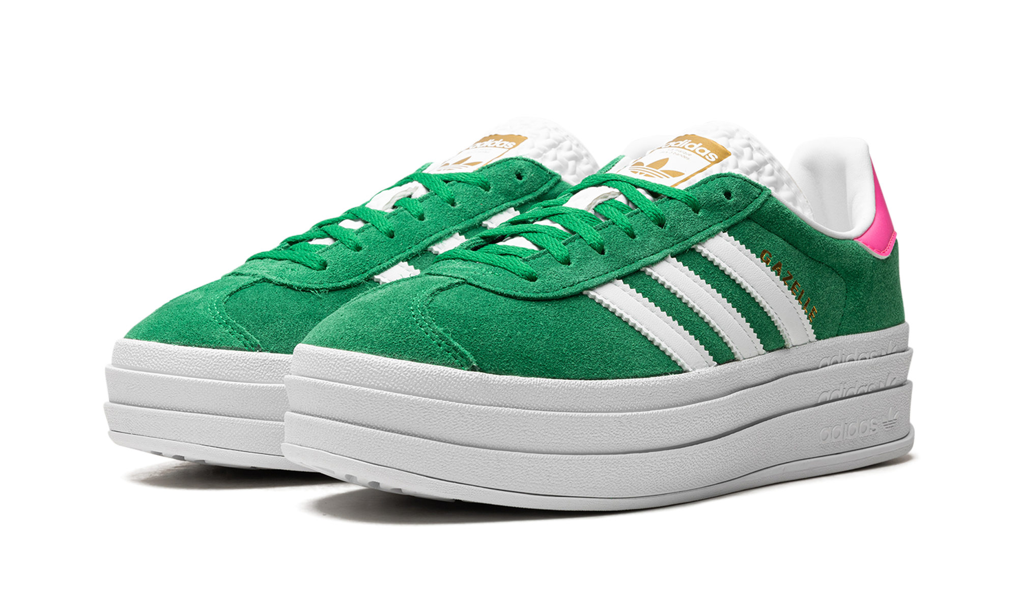 Gazelle Bold Wmns "green Lucid Pink" - 2