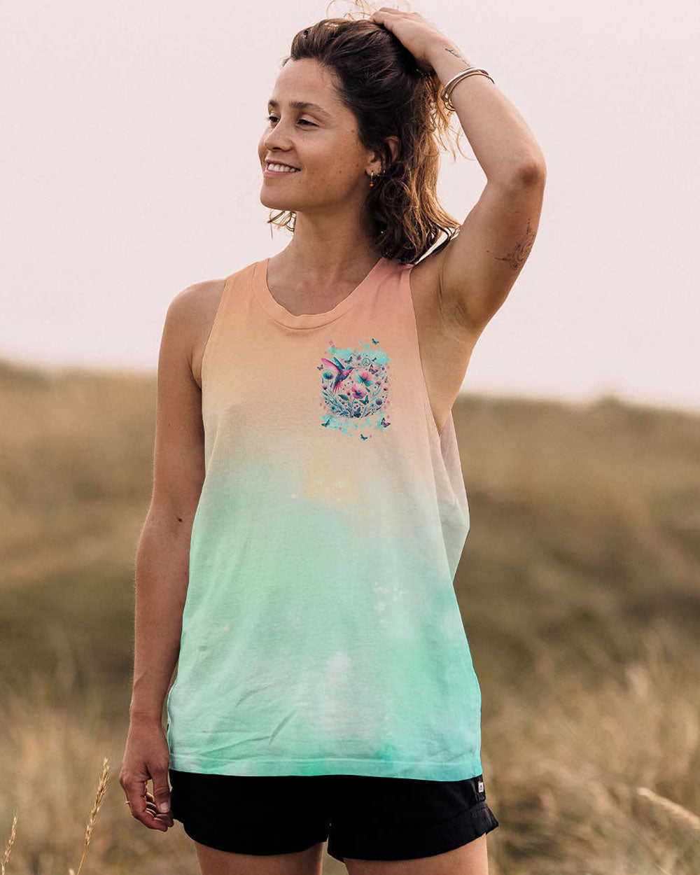 Hippie Art Zone - Just Breathe Hummingbird For Hippie
