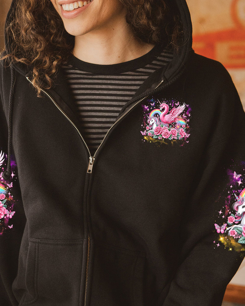 Hippie Art Zone - You Don'T Have To Be Perfect Unicorn Flamingo For Hippie
