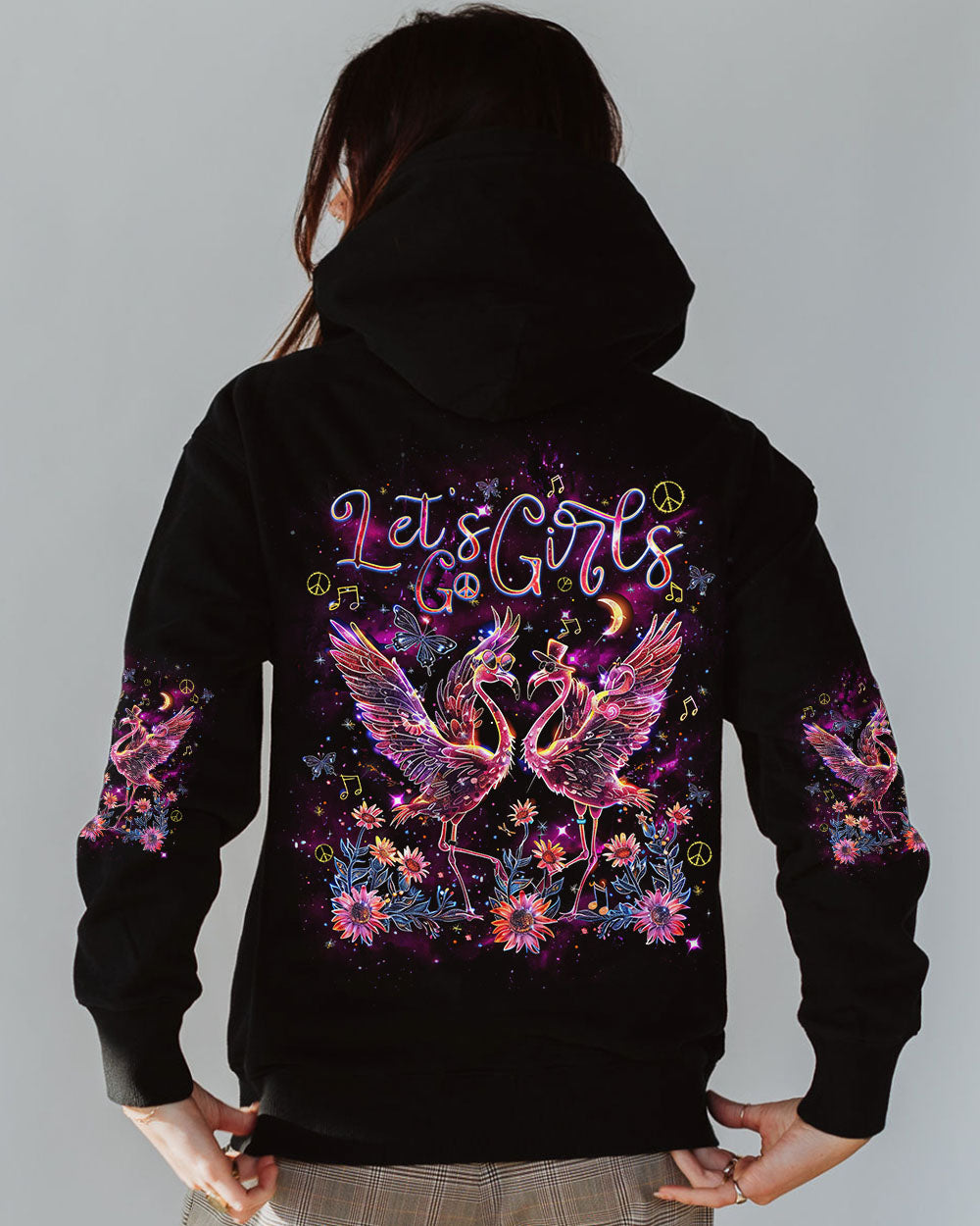 Hippie Art Zone - Let'S Go Girls Flamingo For Hippie