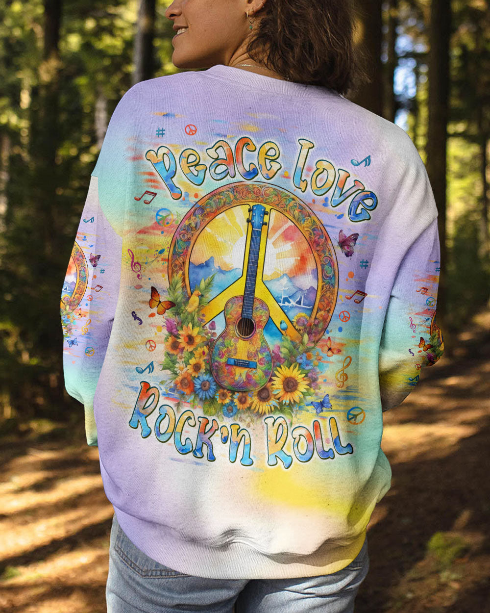 Hippie Art Zone - Peace Love Rock'N Roll Guitar For Hippie