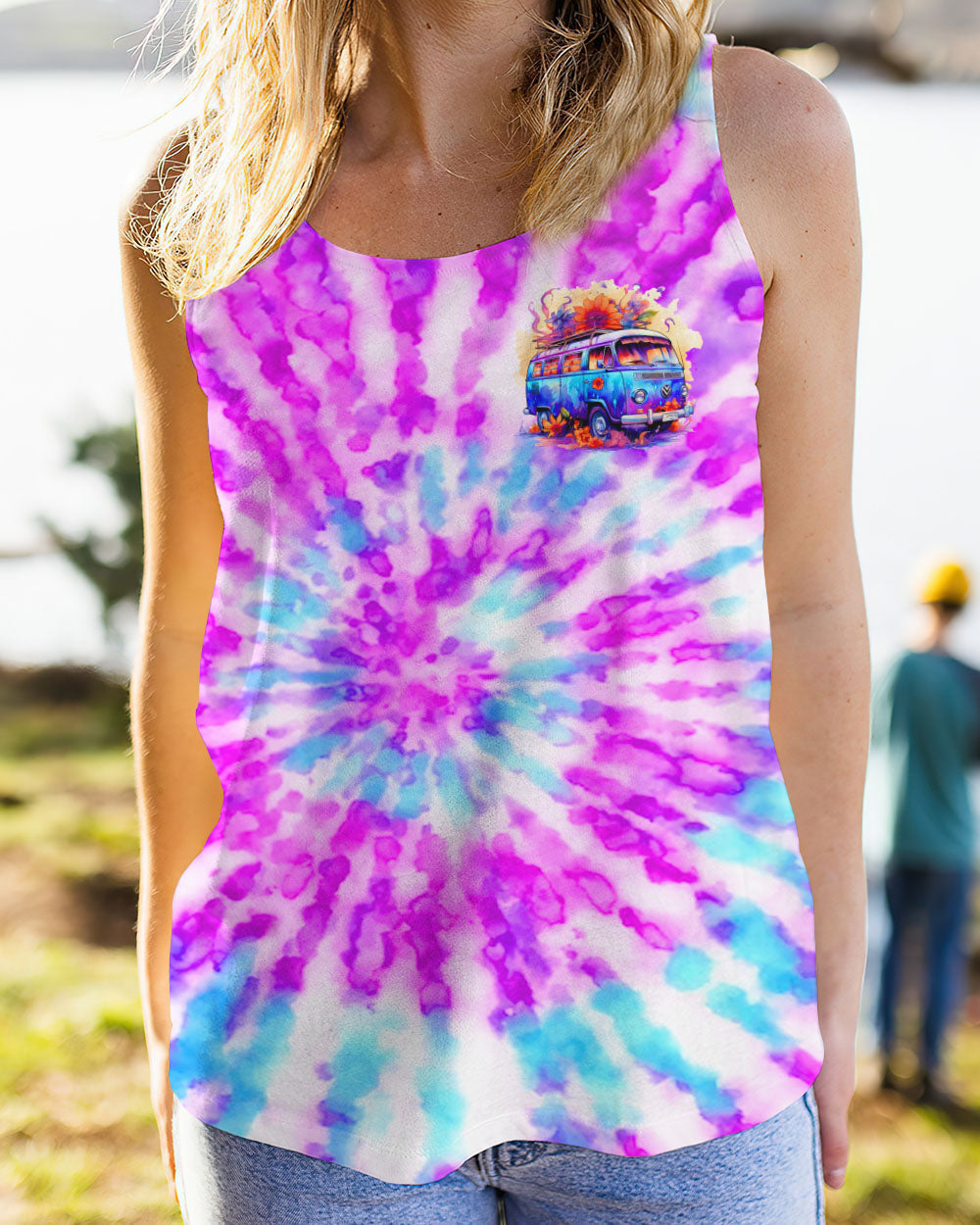 Hippie Art Zone - Running Against The Wind Tie Dye For Hippie