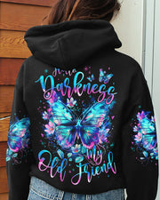 Hippie Art Zone - Hello Darkness My Old Friend Butterfly For Hippie