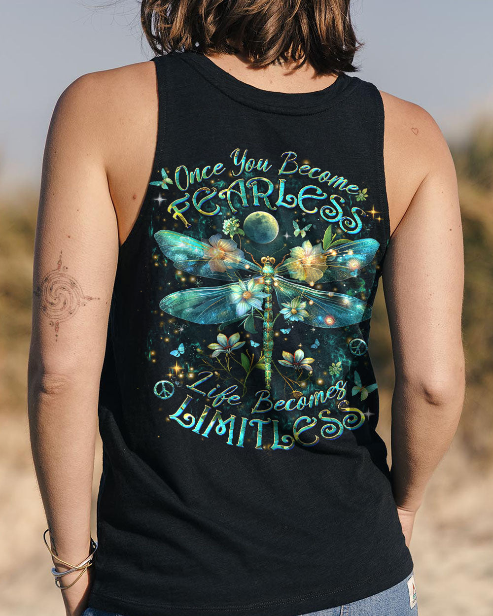 Hippie Art Zone - Once You Become Fearless Dragonfly For Hippie