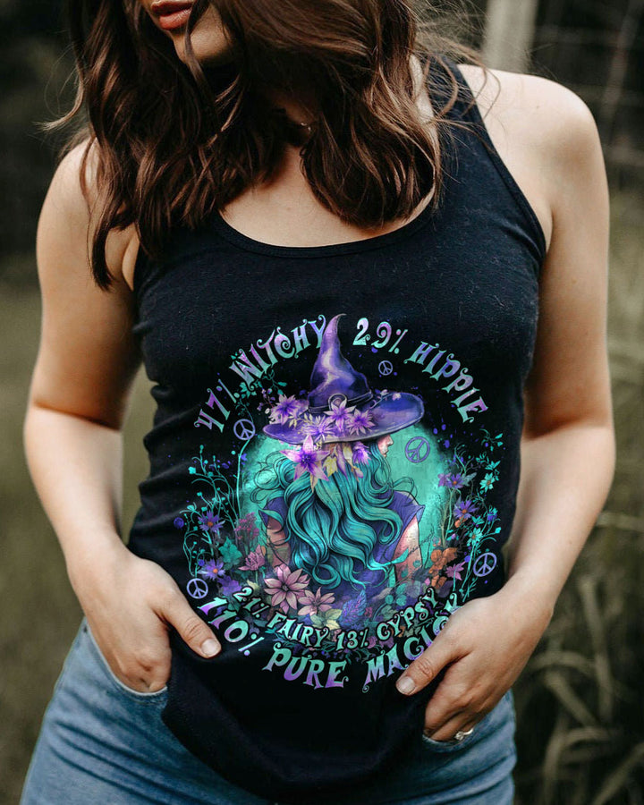 Hippie Art Zone - 47% Witchy 29% Hippie Witch Halloween For Hippie