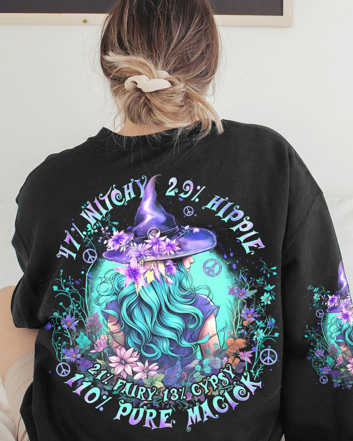 Hippie Art Zone - 47% Witchy 29% Hippie Witch Halloween For Hippie