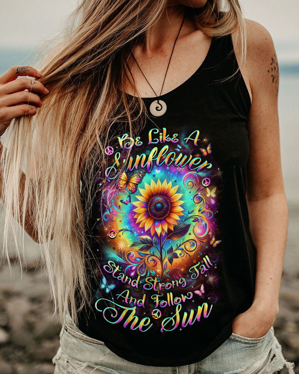 Hippie Art Zone - Be Like A Sunflower For Hippie