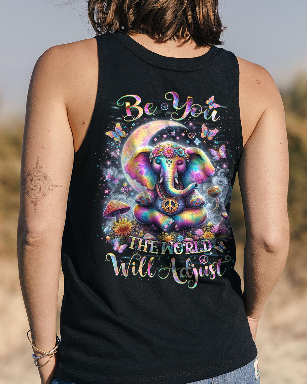 Hippie Art Zone - Be You The World Will Adjust For Hippie