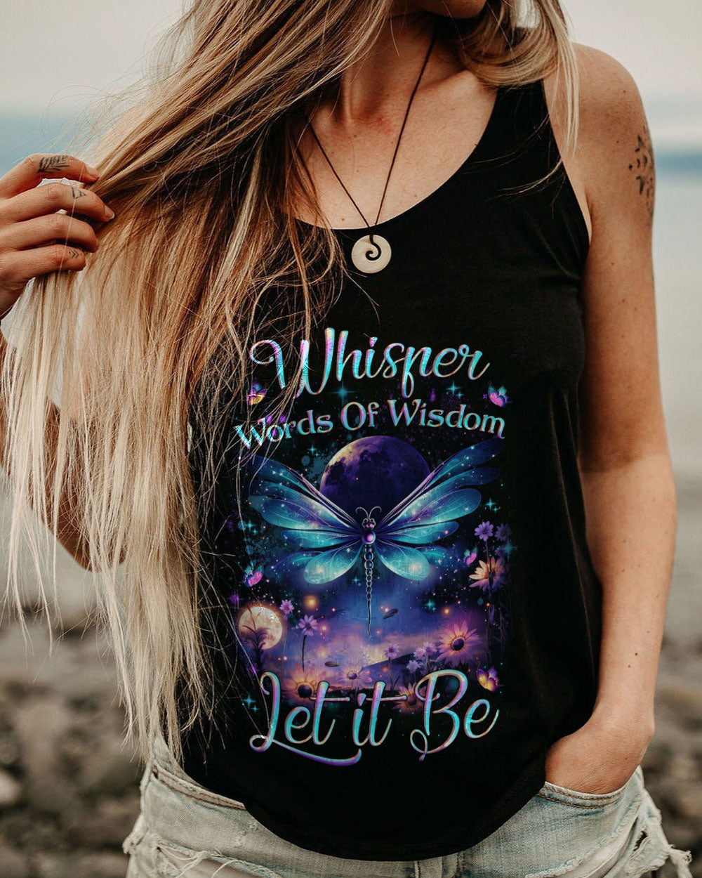 Hippie Art Zone - Whisper Words Of Wisdom Dragonfly For Hippie