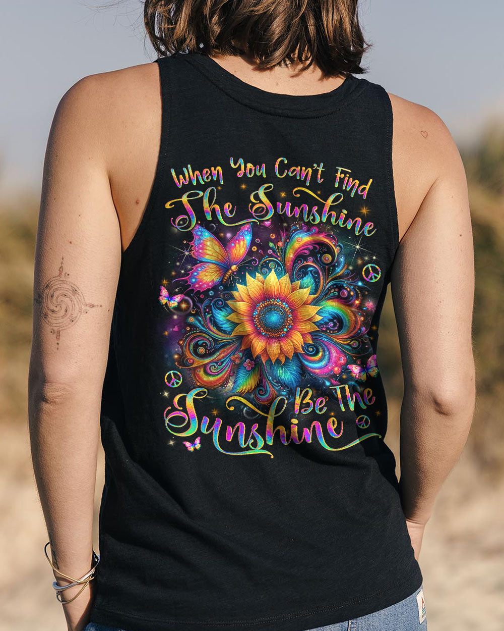 Hippie Art Zone - Be The Sunshine Sunflower For Hippie