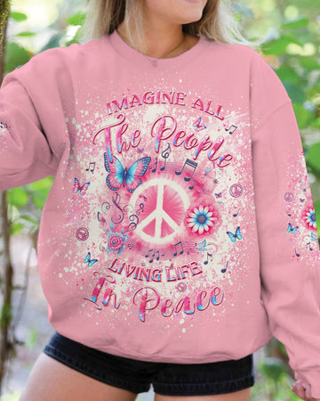 Hippie Art Zone - Imagine All The People Living Life In Peace For Hippie