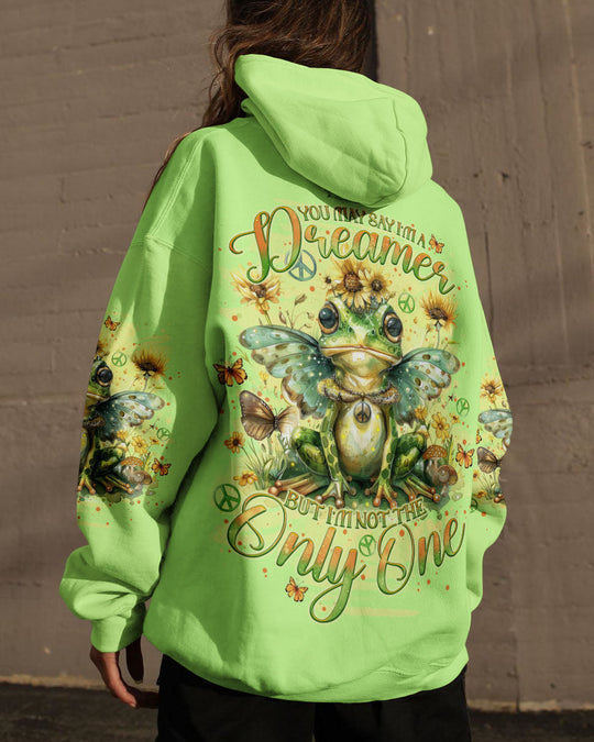 Hippie Art Zone - You May Say I'M A Dreamer Frog For Hippie