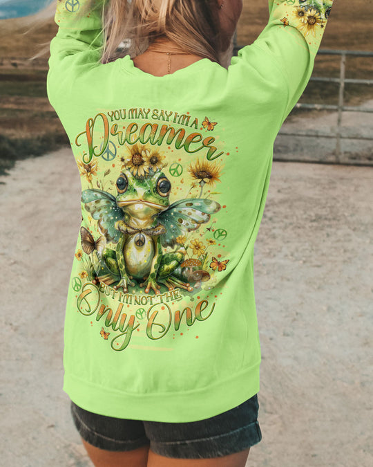 Hippie Art Zone - You May Say I'M A Dreamer Frog For Hippie