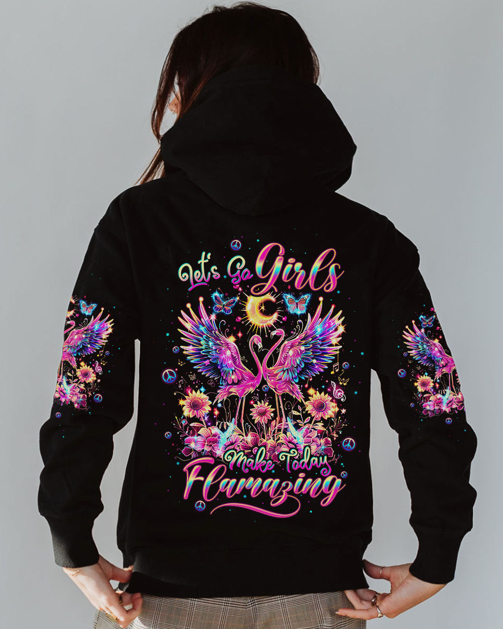 Hippie Art Zone - Let'S Go Girls Make Today Flamazing Flamingo For Hippie