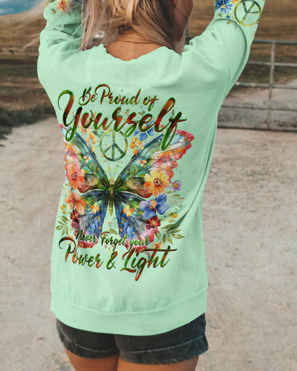 Hippie Art Zone - Be Proud Of Yourself Butterfly For Hippie