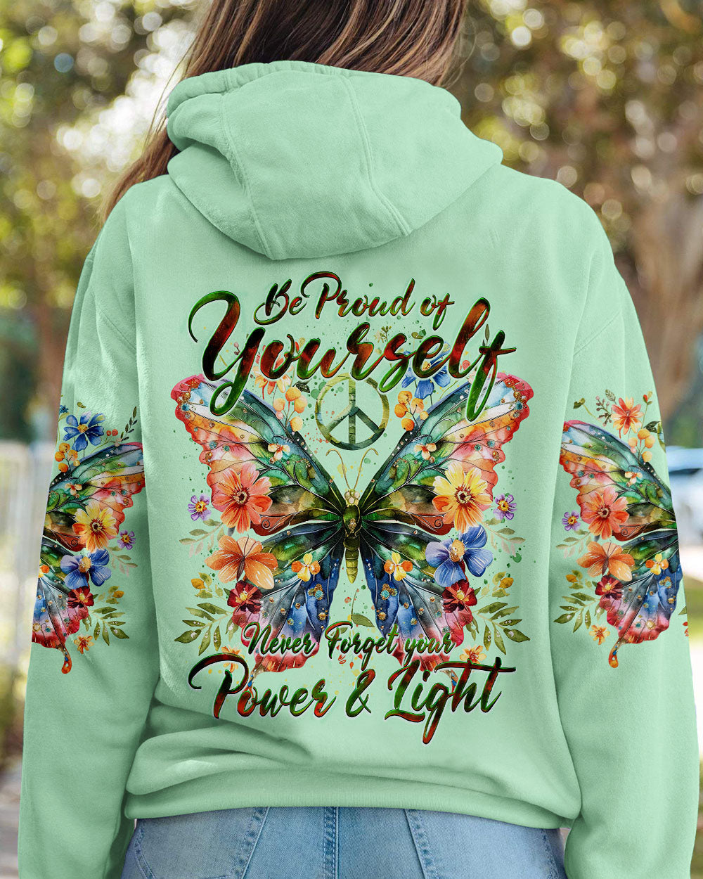 Hippie Art Zone - Be Proud Of Yourself Butterfly For Hippie