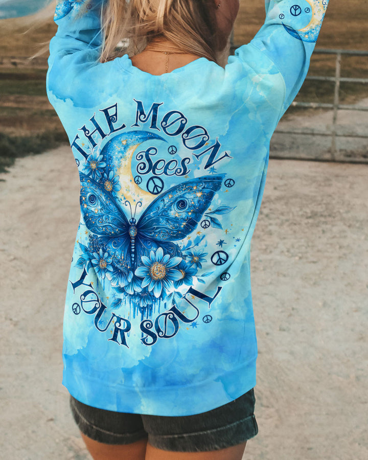 The Moon Sees Your Soul Butterfly For Boho Hippie