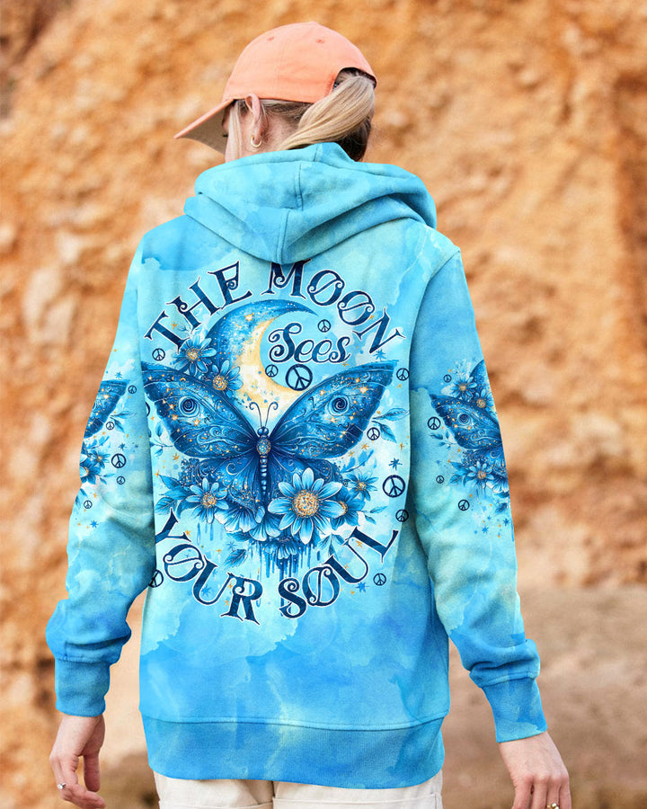 The Moon Sees Your Soul Butterfly For Boho Hippie