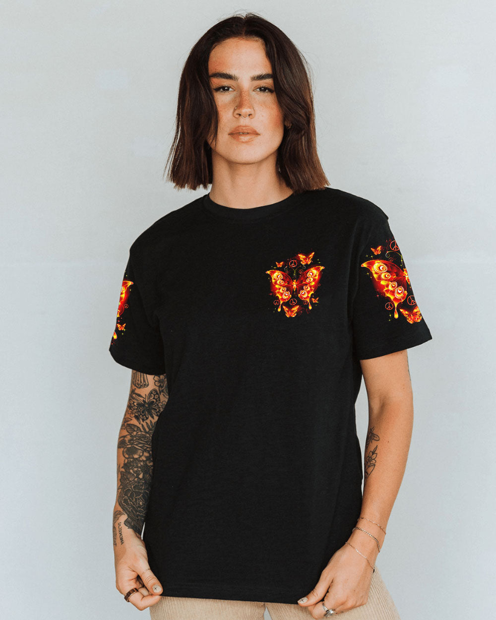 Hippie Art Zone - Just Believe Fire Butterfly For Hippie