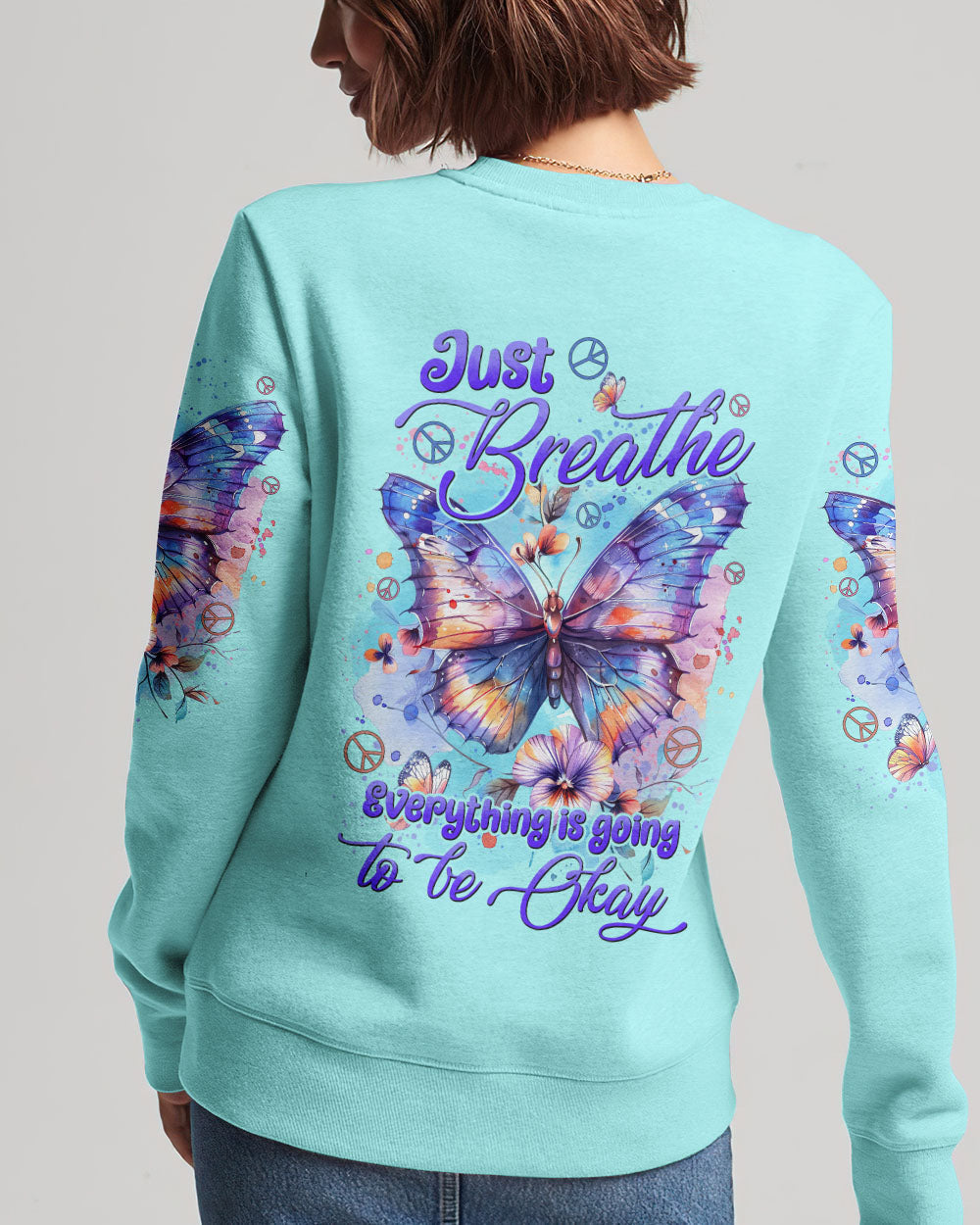 Hippie Art Zone - Just Breathe Butterflies For Hippie