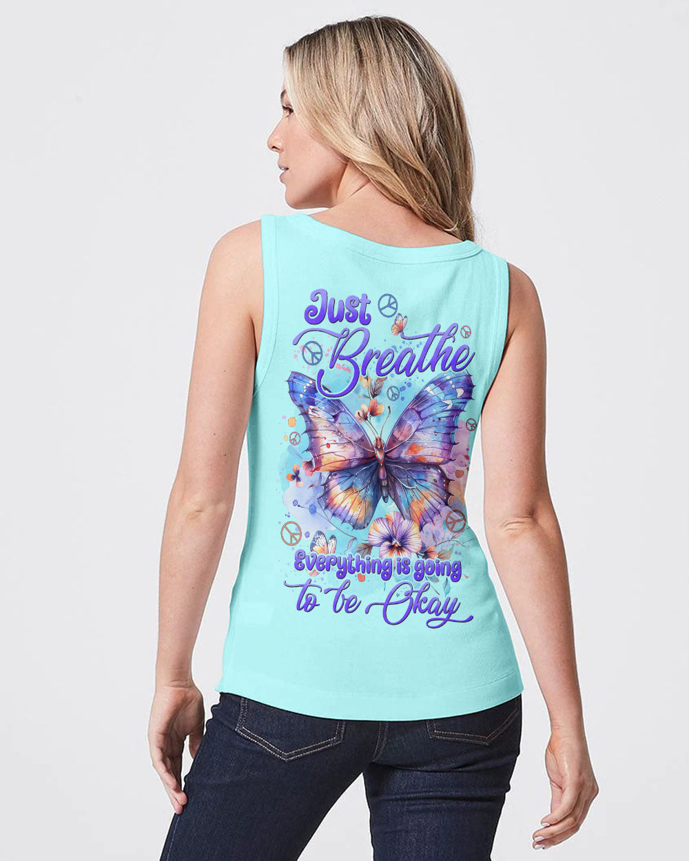 Hippie Art Zone - Just Breathe Butterflies For Hippie