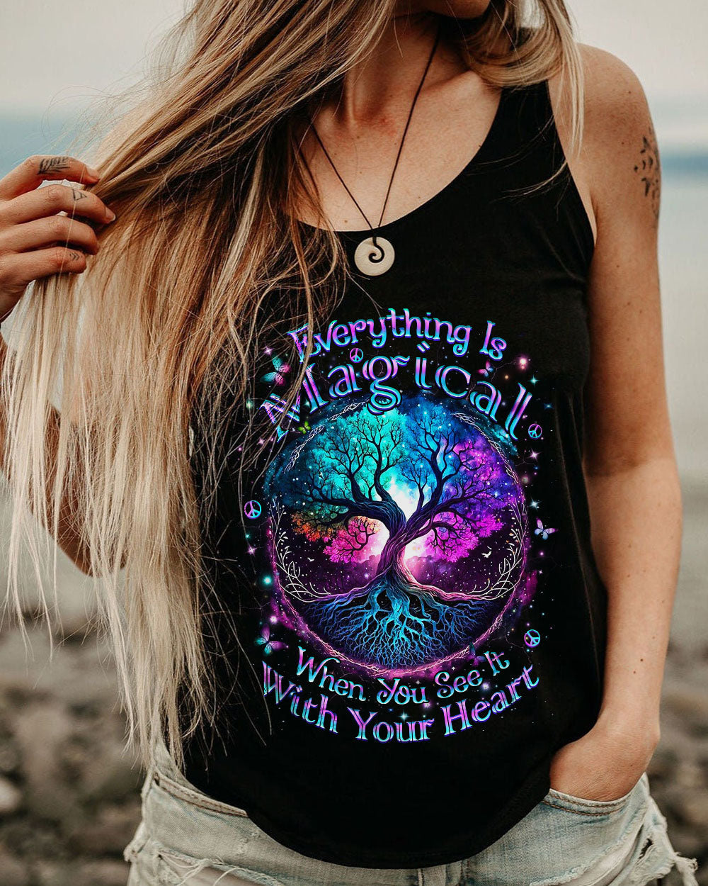 Hippie Art Zone - Everything Is Magical Tree Of Life For Hippie