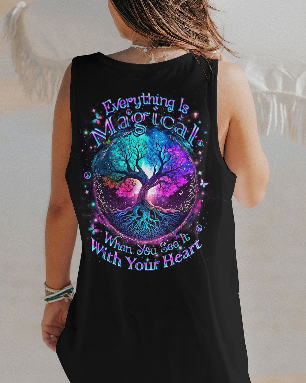 Hippie Art Zone - Everything Is Magical Tree Of Life For Hippie