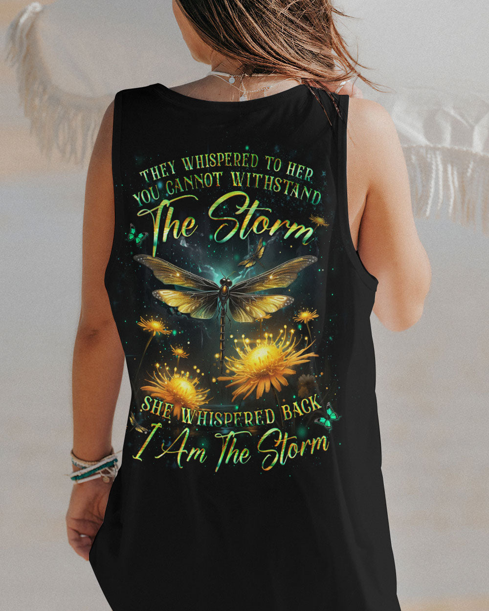 Hippie Art Zone - I Am The Storm Dragonfly For Hippie