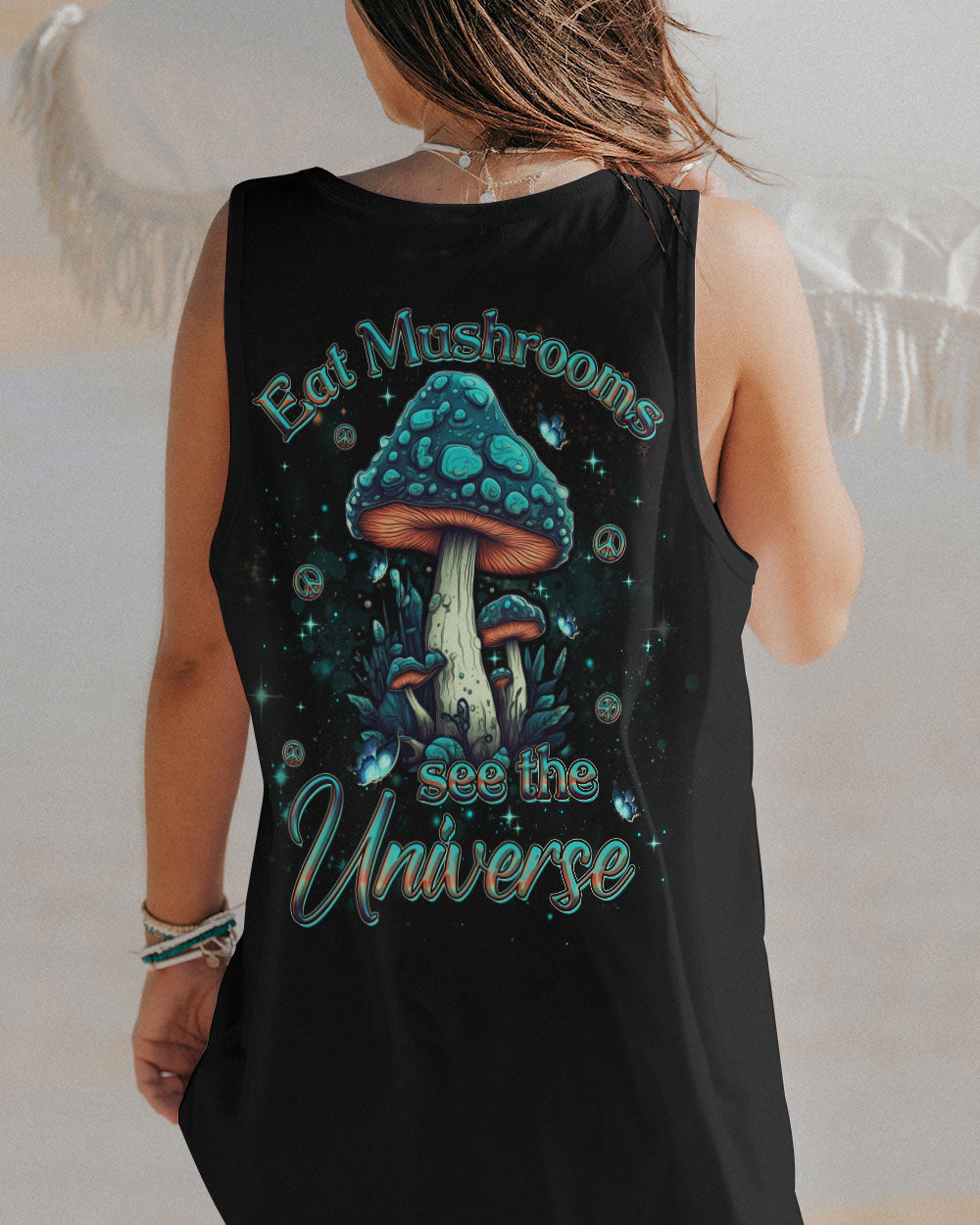 Hippie Art Zone - Eat Mushrooms See The Universe For Hippie