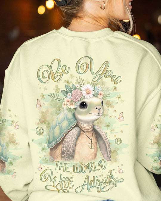 Hippie Art Zone - Be You The World Will Adjust Turle For Hippie
