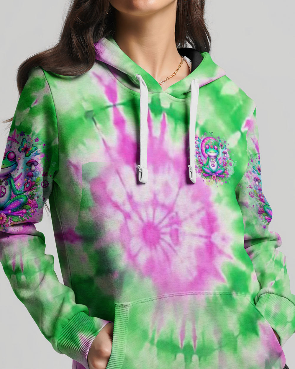 Hippie Art Zone - Just Breathe Frog For Hippie