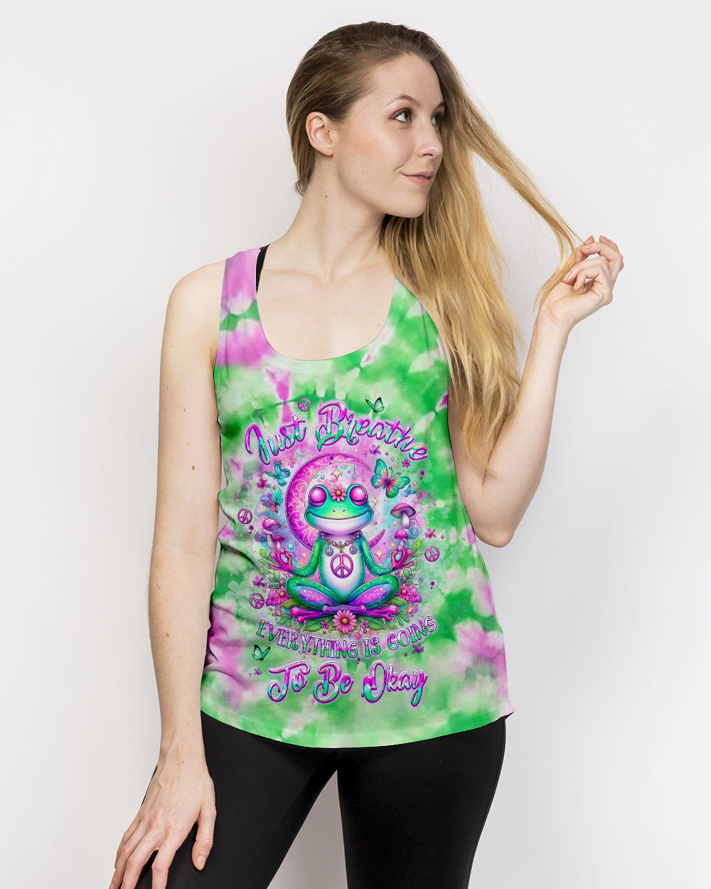 Hippie Art Zone - Just Breathe Frog For Hippie
