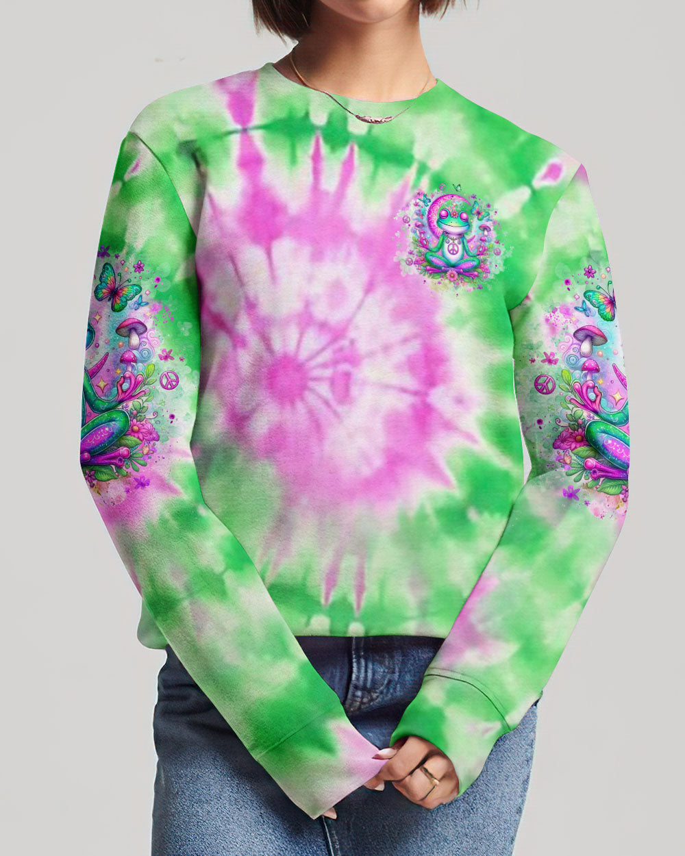 Hippie Art Zone - Just Breathe Frog For Hippie