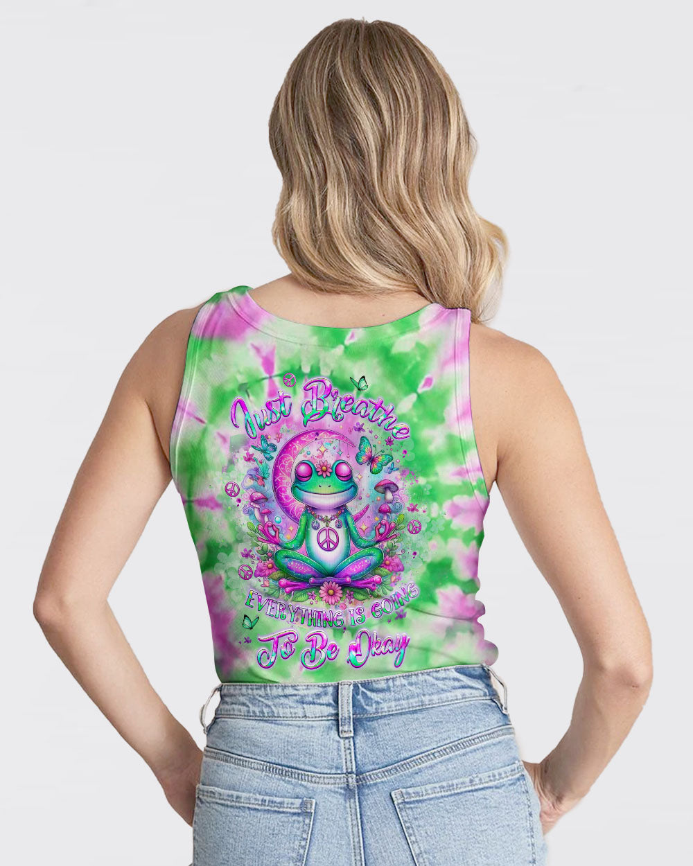 Hippie Art Zone - Just Breathe Frog For Hippie