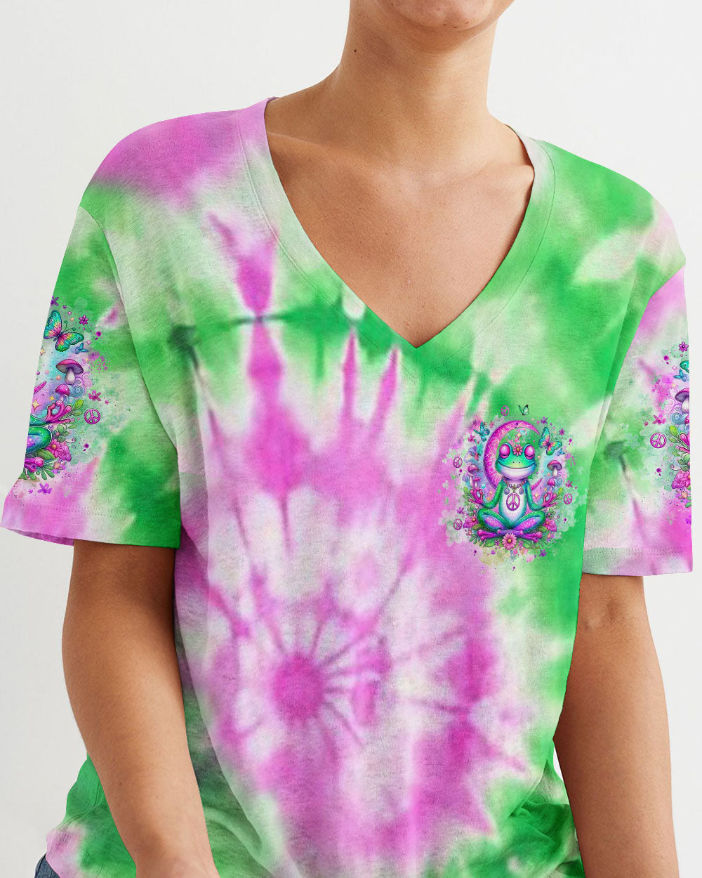 Hippie Art Zone - Just Breathe Frog For Hippie