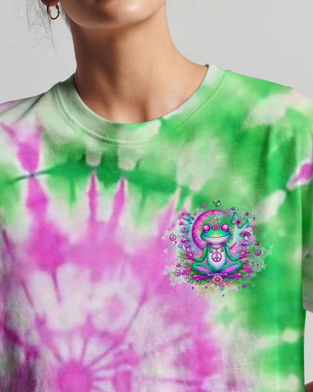 Hippie Art Zone - Just Breathe Frog For Hippie