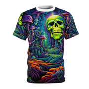 hippieartzone T-Shirt Ambrosia Cortese - Psychedelic Camouflage Tee - Blacklight Reactive Apparel