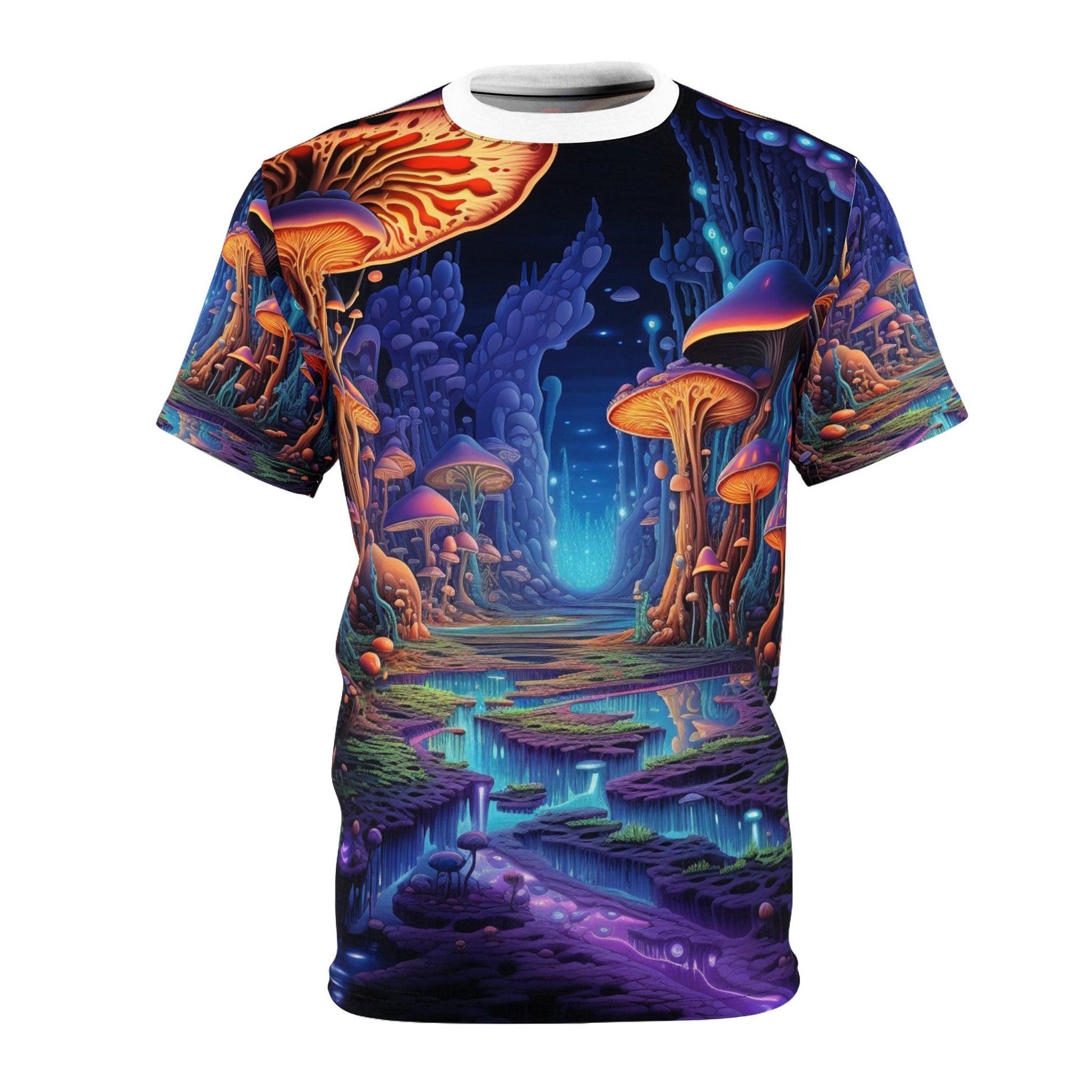 hippieartzone T-Shirt Celestina Dellamore - Unique Blacklight Fashion Tee