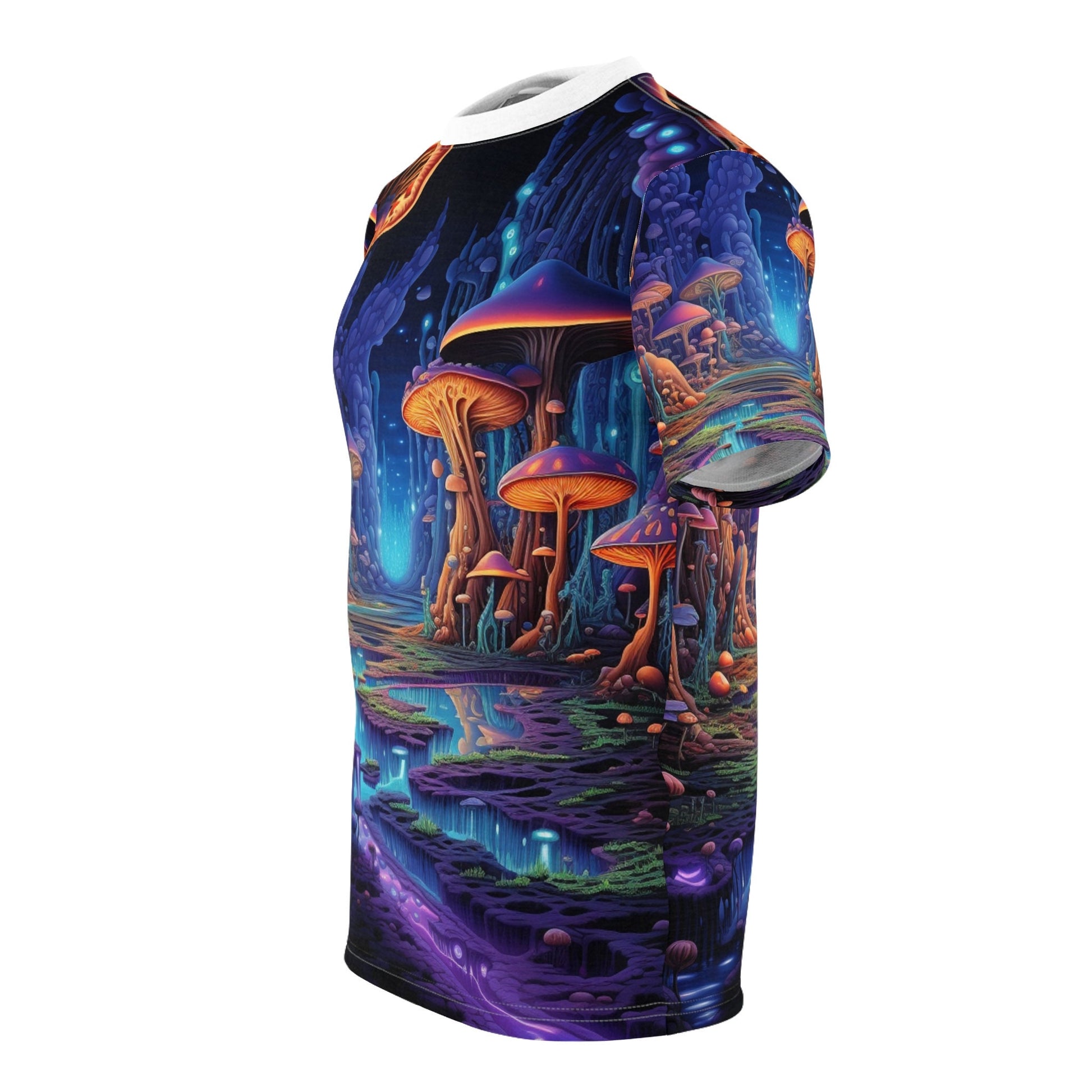 hippieartzone T-Shirt Celestina Dellamore - Unique Blacklight Fashion Tee