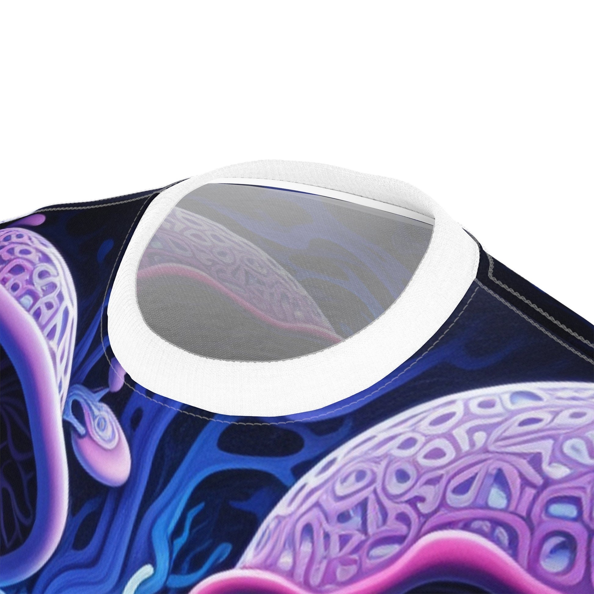 hippieartzone T-Shirt Elizabetta Sforza - Psychedelic Camouflage Tee - Blacklight Reactive Apparel