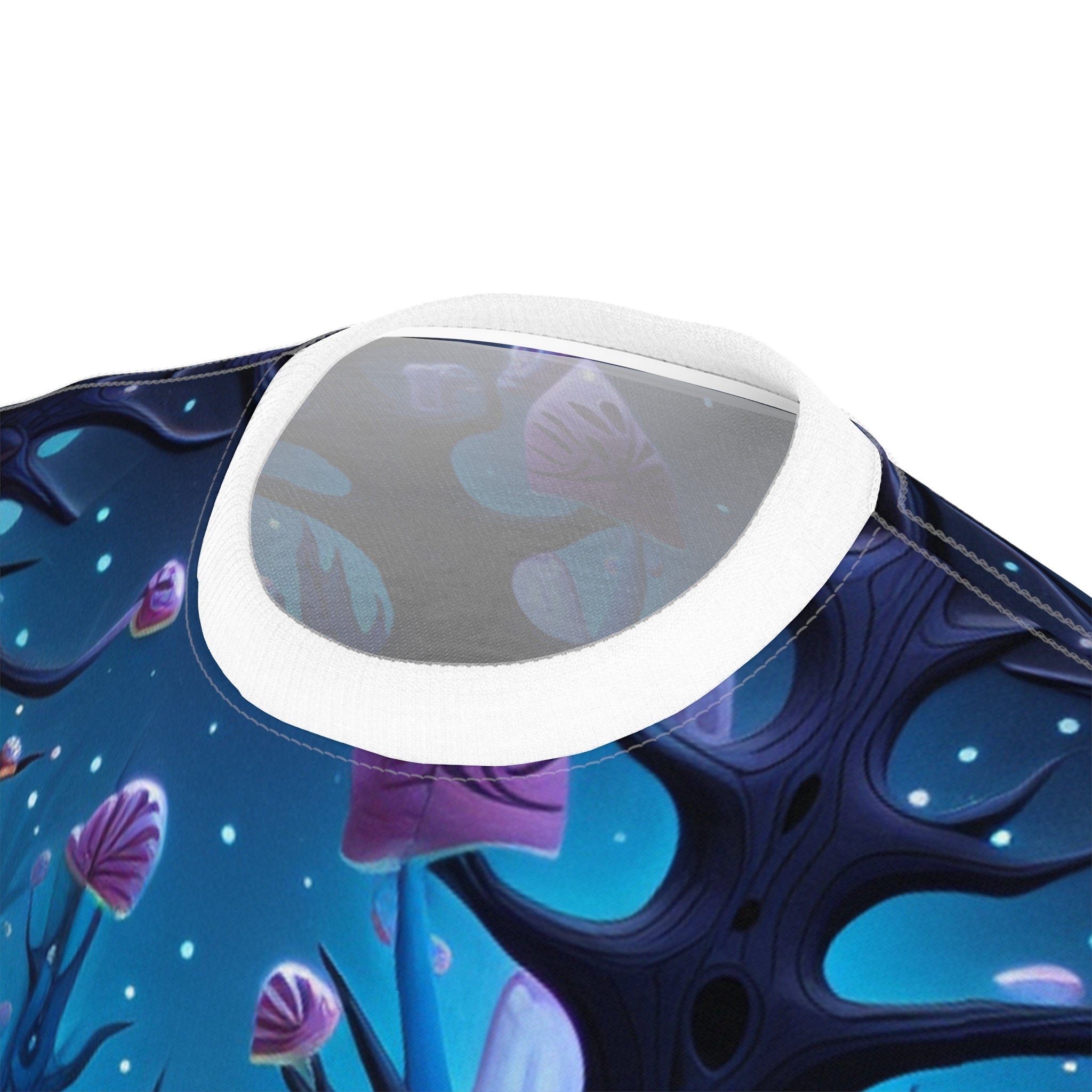 hippieartzone T-Shirt Emilia Vanetti - Psychedelic Camouflage Tee - Blacklight Reactive Apparel