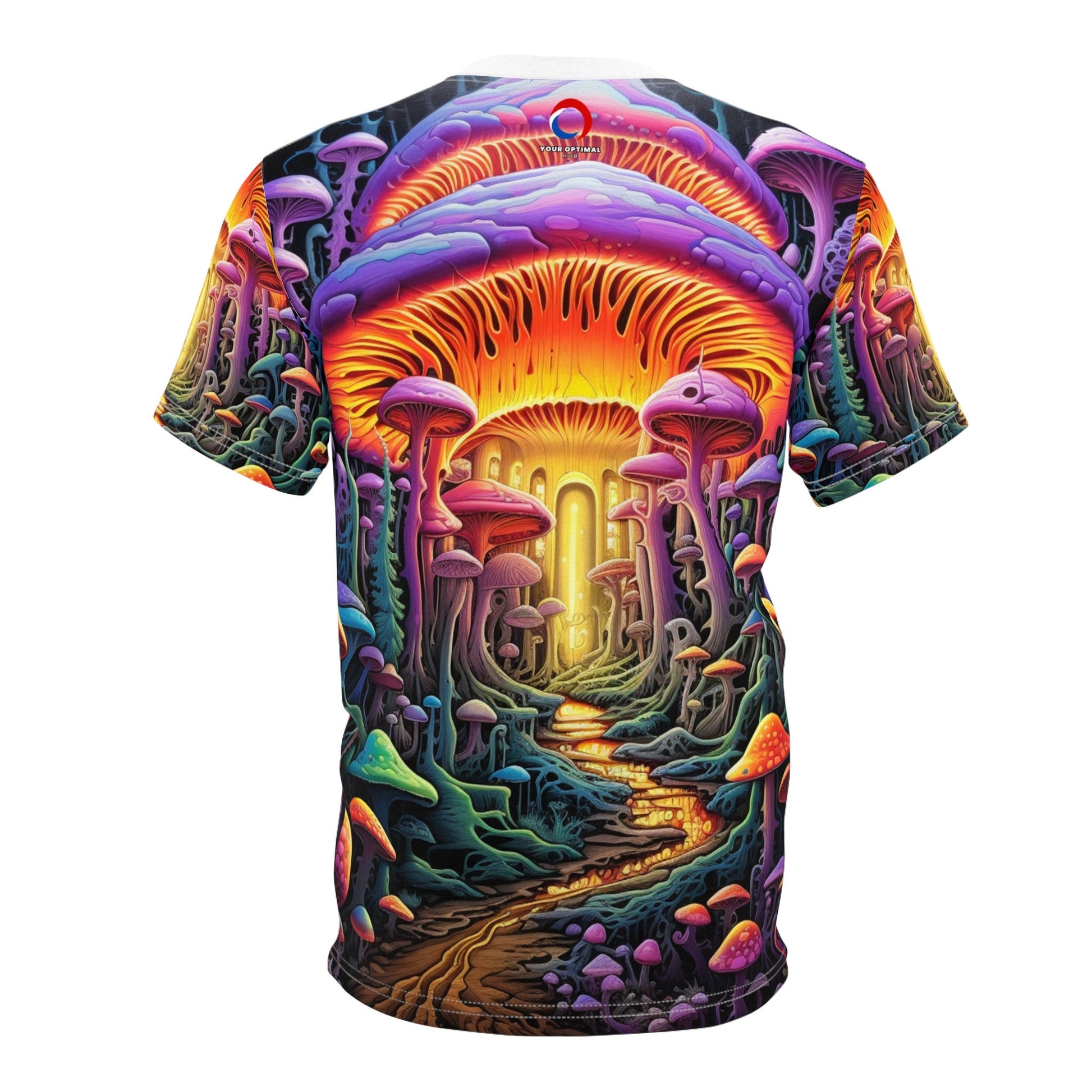 hippieartzone T-Shirt Seraphina Deluca - Unique Blacklight Fashion Tee