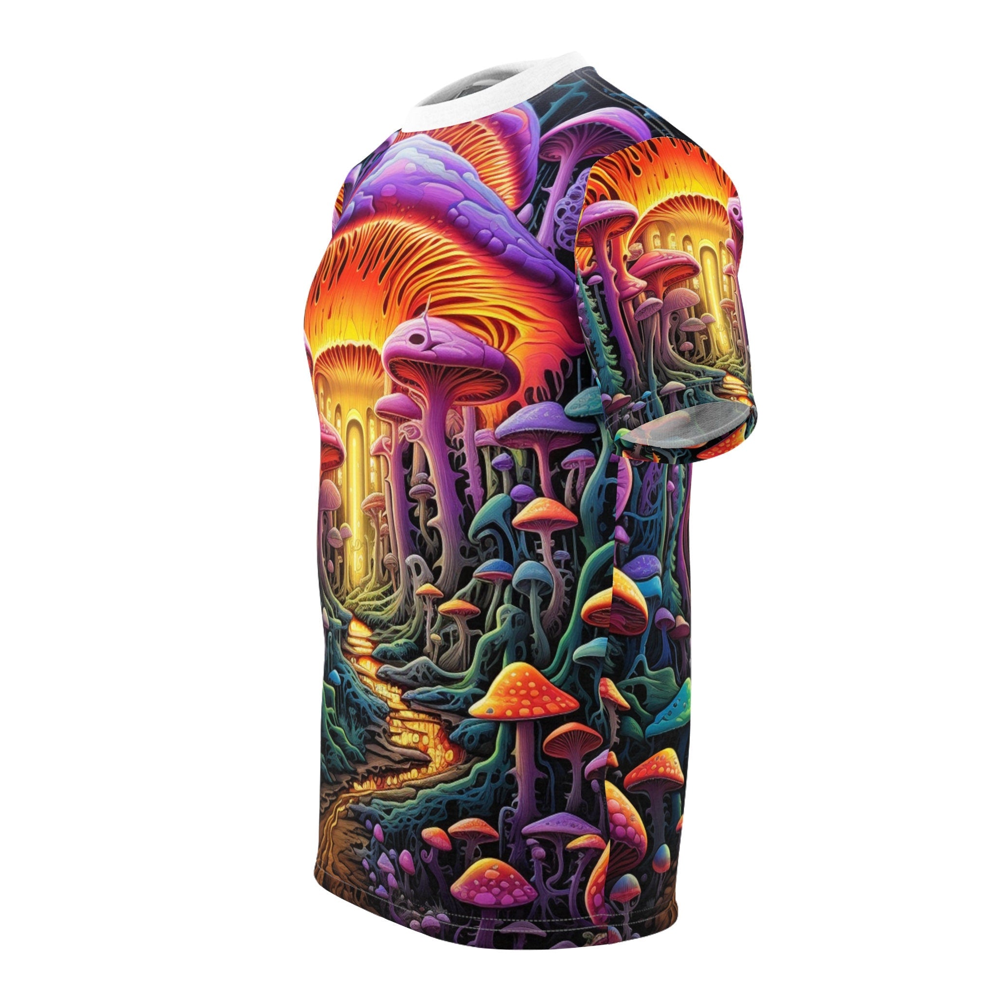 hippieartzone T-Shirt Seraphina Deluca - Unique Blacklight Fashion Tee