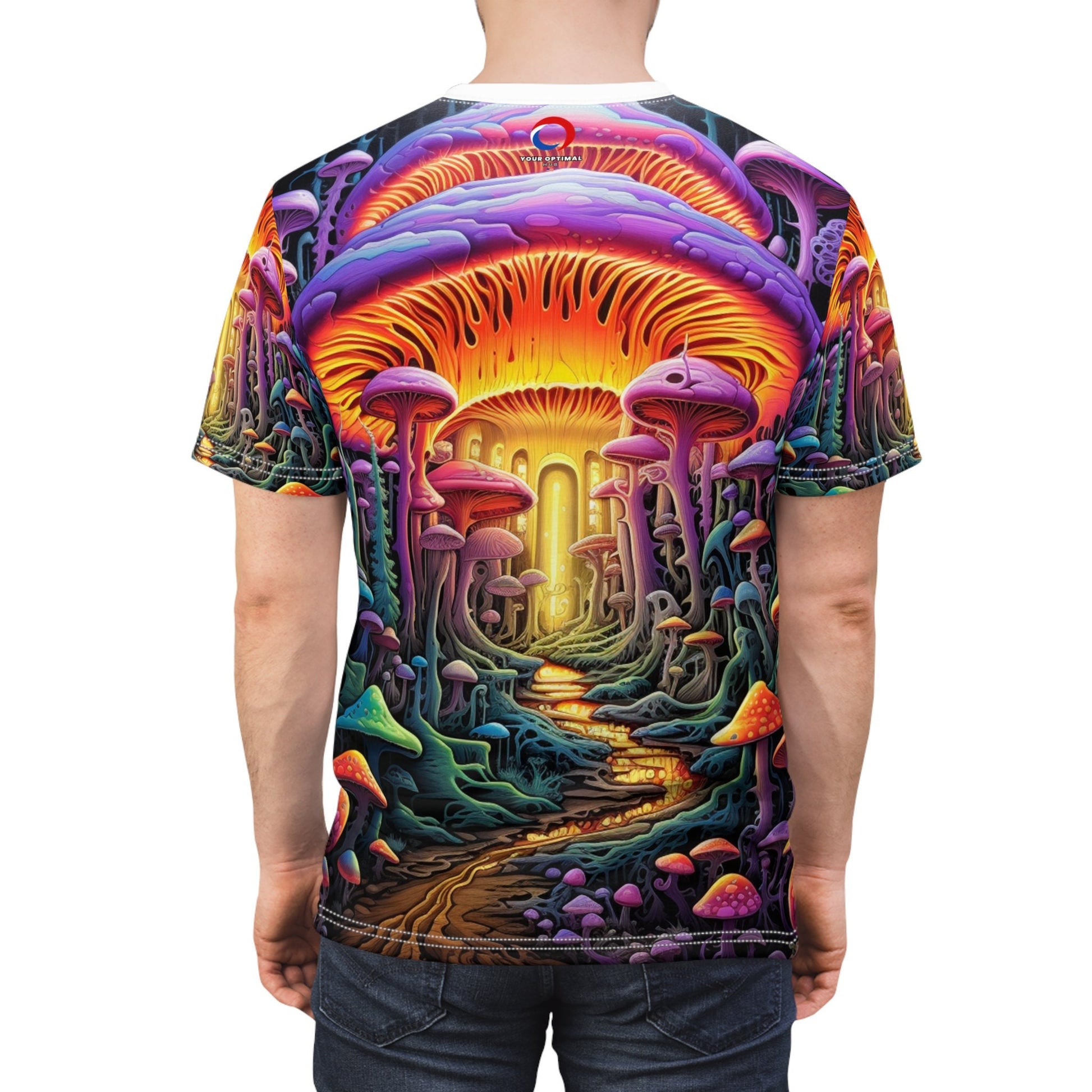 hippieartzone T-Shirt Seraphina Deluca - Unique Blacklight Fashion Tee