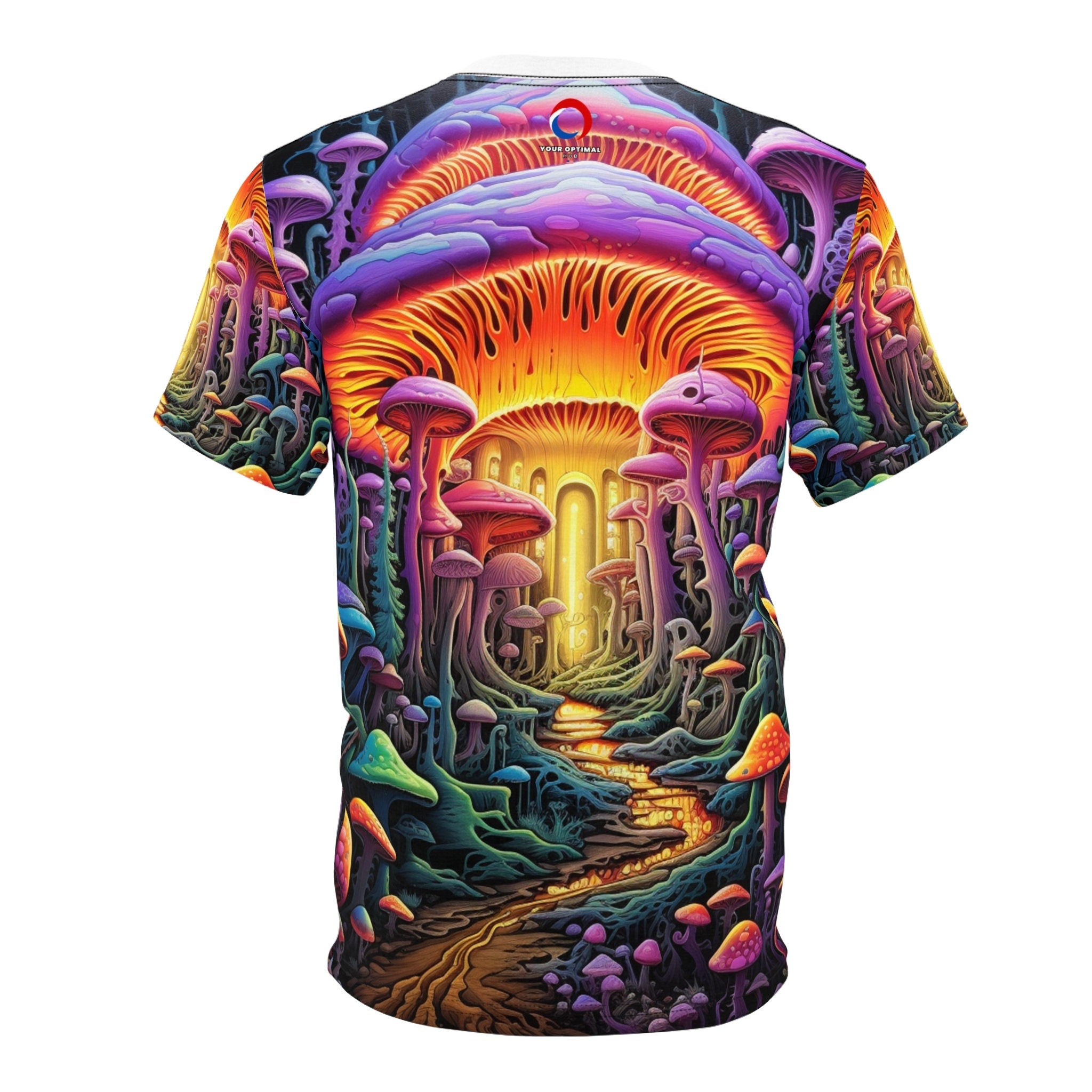hippieartzone T-Shirt Seraphina Deluca - Unique Blacklight Fashion Tee