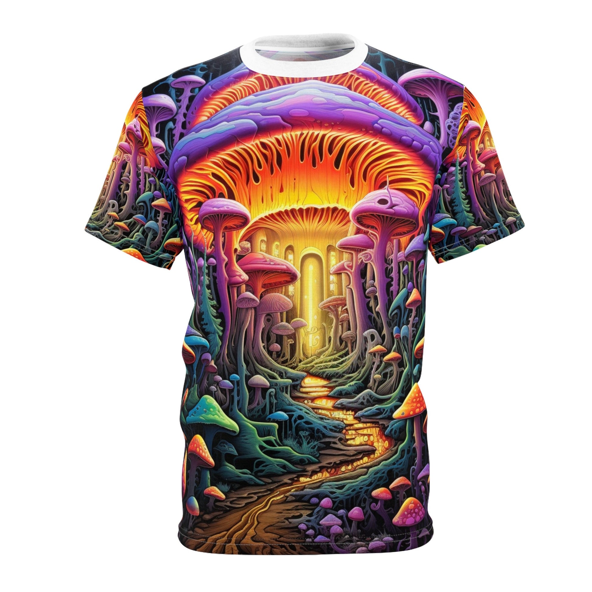 hippieartzone T-Shirt Seraphina Deluca - Unique Blacklight Fashion Tee