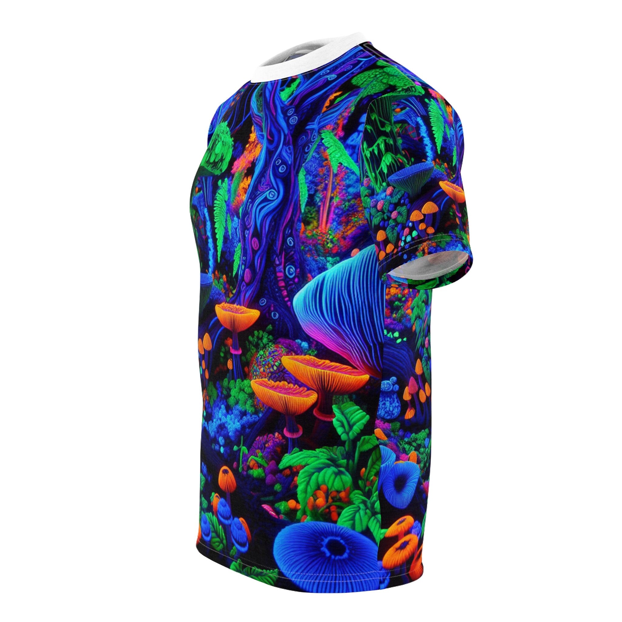 hippieartzone T-Shirt Veronica DaVinci - Blacklight Reactive Apparel