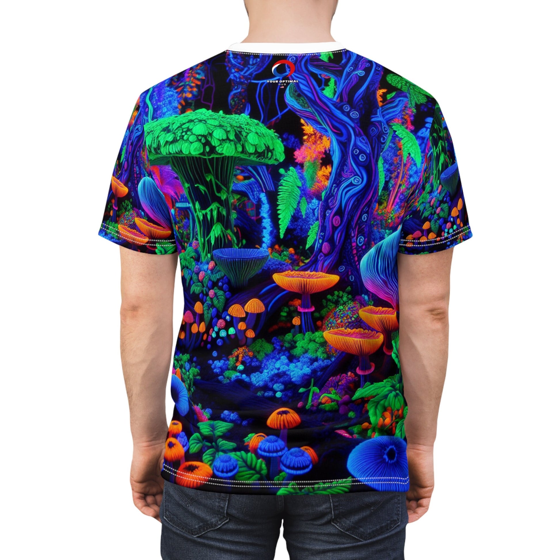 hippieartzone T-Shirt Veronica DaVinci - Blacklight Reactive Apparel