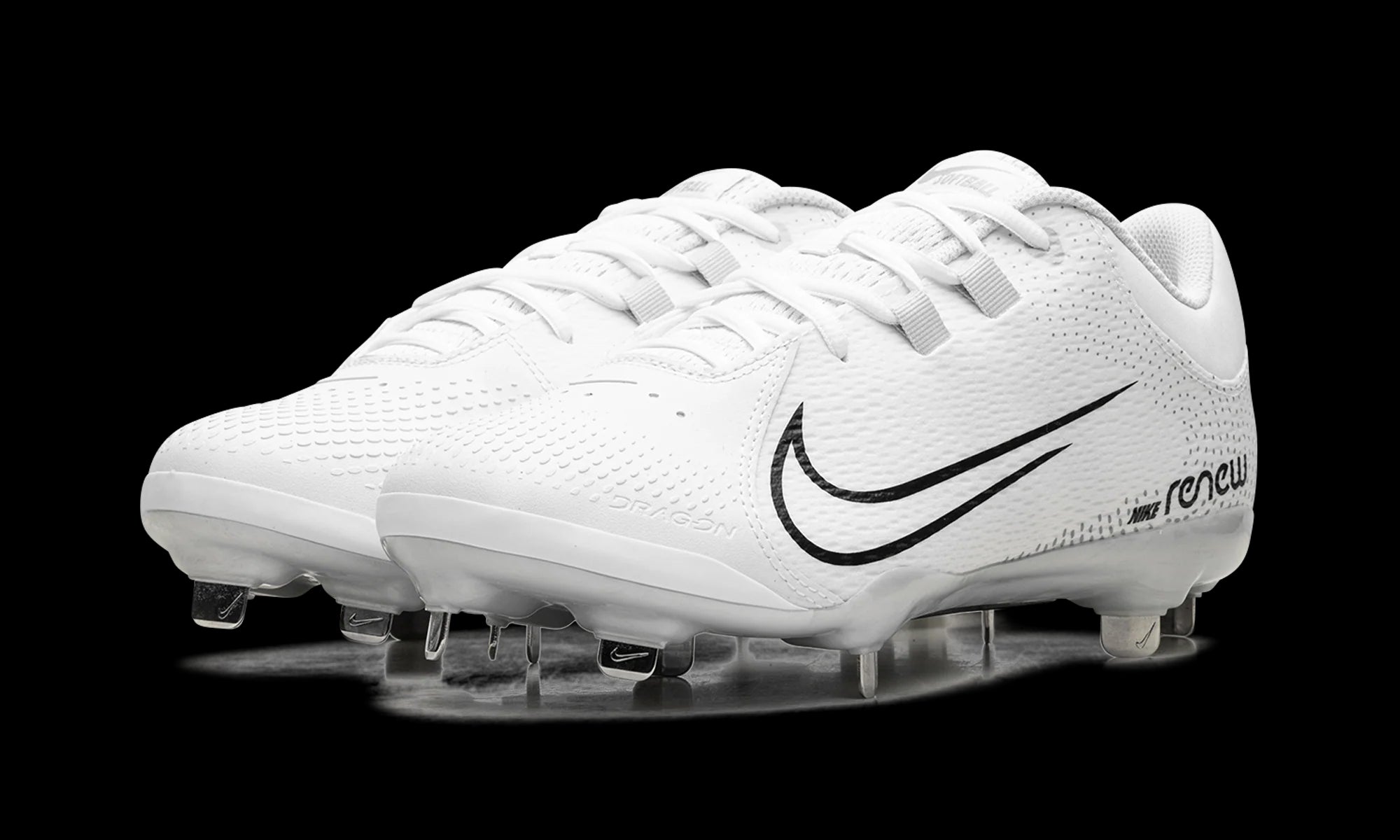 Hyperdiamond 4 Pro Softball Cleats WMNS "WHITE BLACK"