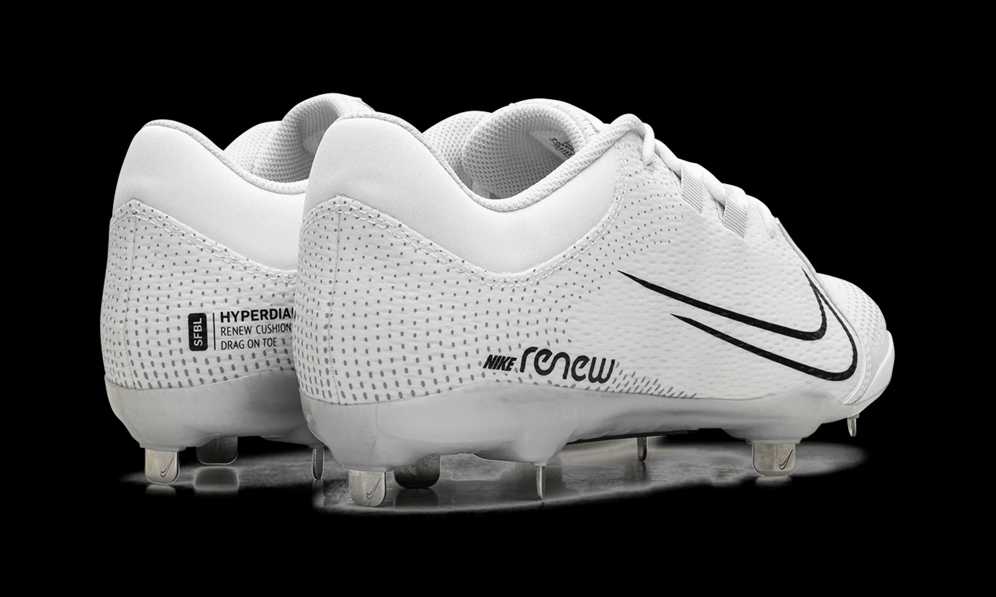 Hyperdiamond 4 Pro Softball Cleats WMNS "WHITE BLACK"